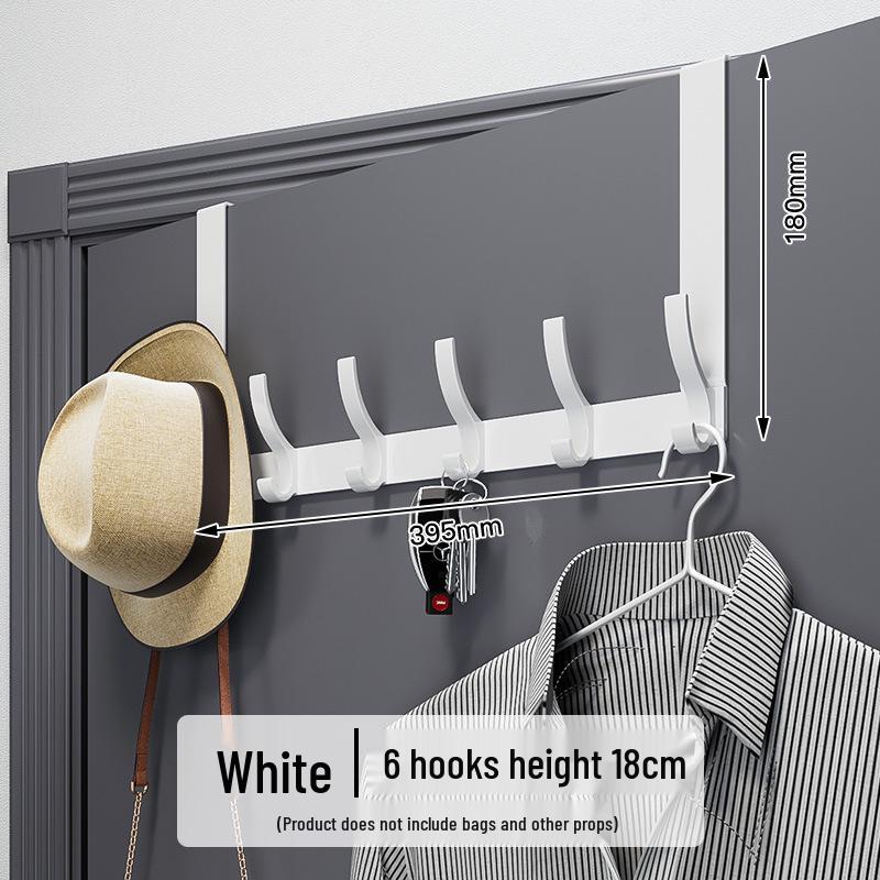 Over-the-Door No-Drill Coat Rack & Clothes Hook