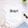 Summer Women's Short Sleeve T-shirt Pattern Print Fashion Casual Round Neck Comfortable Women's Short Sleeve T-shirt