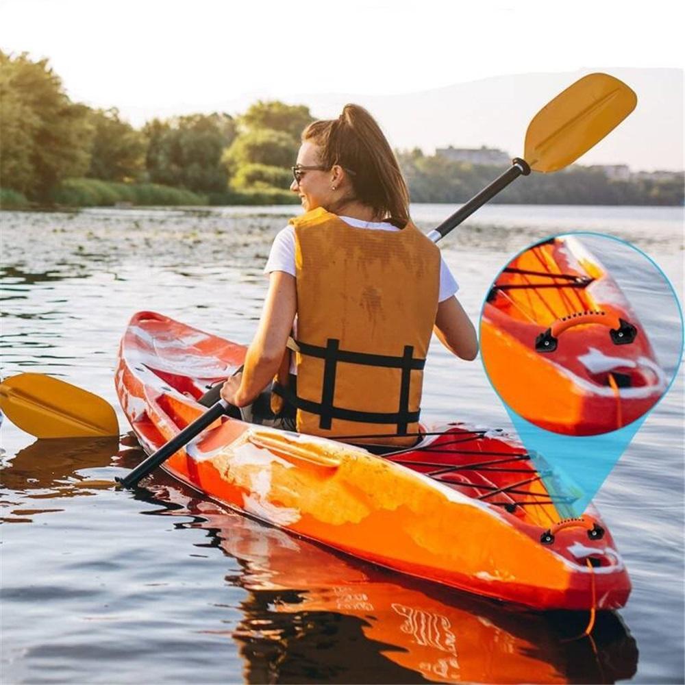 2 Ручки для каяка, Сменные ручки для каяка, Ручки для бокового крепления каноэ, Запасные части для морских ручек для каяков, чемоданов и ручной клади-оранжевый