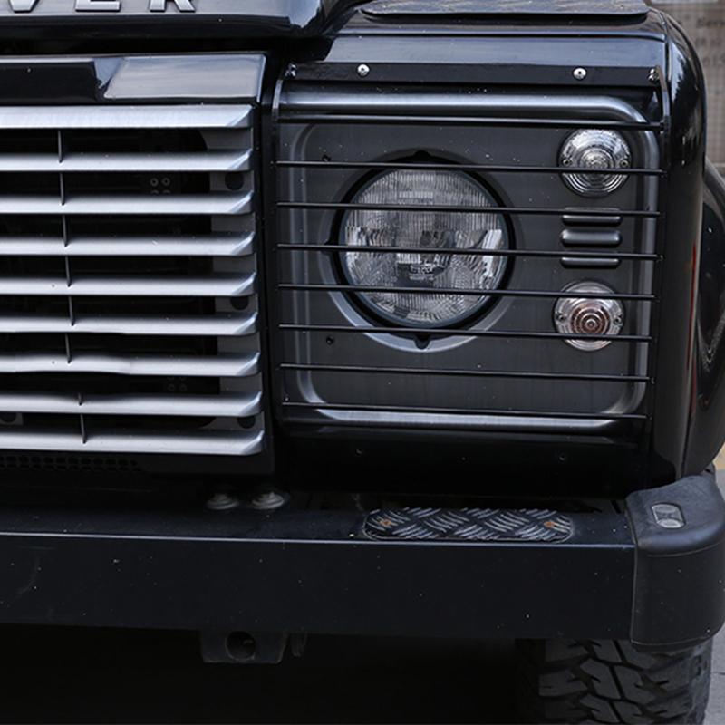 BJL1 Для Land Rover Defender 90 110 130 2004-2019 Центральная решетка Защитная сетка для фар Автомобильная защитная крышка фар Автоаксессуары