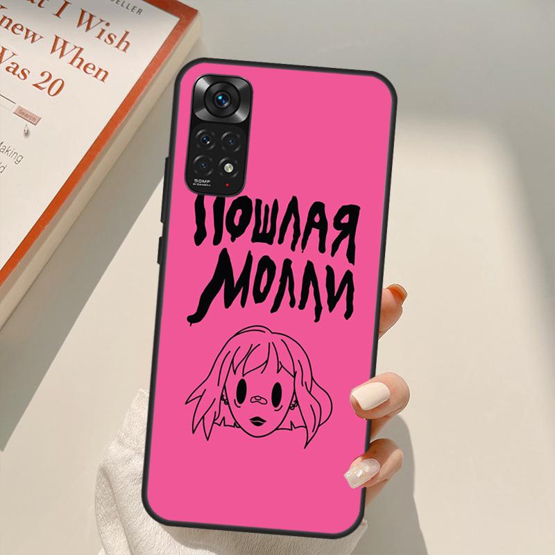 Чехол Poshlaja Molli для Xiaomi Redmi Note 10 8 9 11 Pro 8T 9S 10S 11S Redmi 10C 9C 9A 9T K50 K40 Gaming
