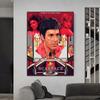 Классическая кинозвезда Тони Монтана Постеры и принты Картины на холсте Настенные картины для бара Гостиная Домашний декор Cuadros