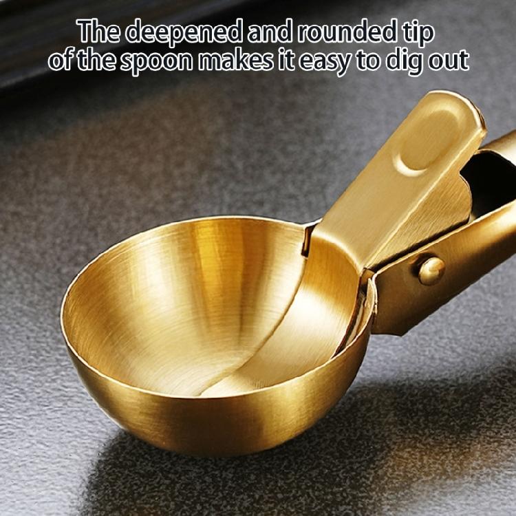 Профессиональные ложки из нержавеющей стали с нескользящей ручкой и системой срабатывания для выпуска содержимого. Идеально подходят для кафе-мороженого.