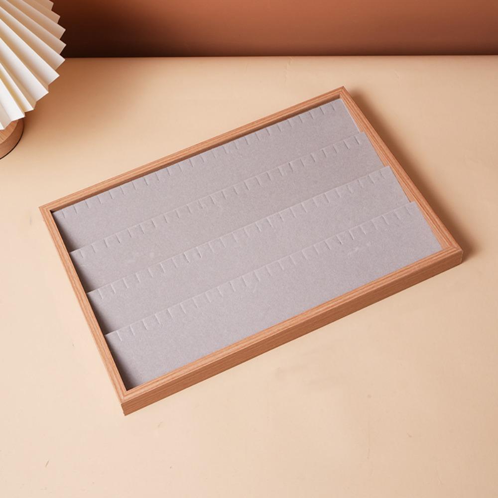 Деревянный поднос для ювелирных изделий, изысканная деревянная органайзерная коробка, антикварная коробка для хранения ожерелий и браслетов