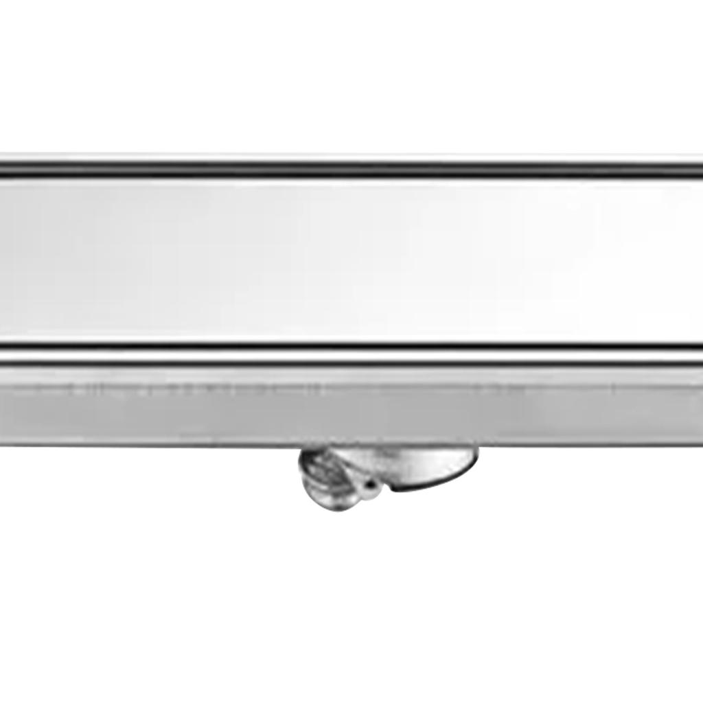 Linear Floor Drain Rectangular Prevent Clogging 304 Stainless Steel Long Shower Drain for Bathroom