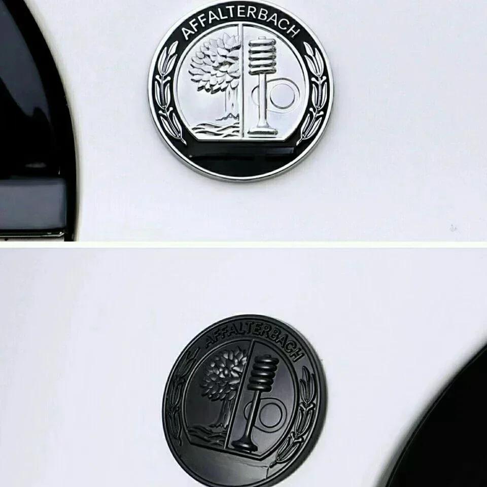 C200 E200 For Mercedes Benz Auto Door Windows Badge For AMG Hood Sticker 65mm AFFALTERBACH AMG Emblem Sticker for Mercedes Benz
