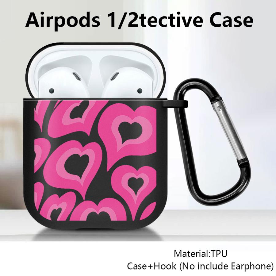Милый розовый чехол в стиле INS с сердечками для Airpods Pro3 4 Pro 1 3 Pro2 2 Чехлы-обложки для наушников