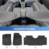 LUCKEASY Левый привод для Geely Xingyuan/EX2 2025 2026 TPE 3D автомобильные коврики для пола, коврик в багажник, черный водонепроницаемый аксессуар