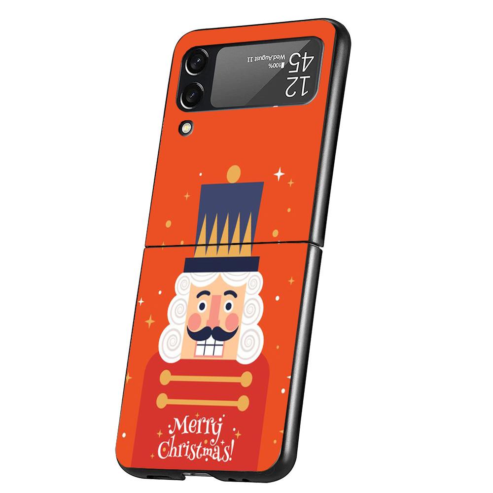 Nutcracker King Cartoon Phone Case For Samsung Galaxy Z Flip 7 6 5 4 3 5G Cover ZFlip7 ZFlip6 ZFlip4 ZFlip5 ZFlip3 Coque Fundas