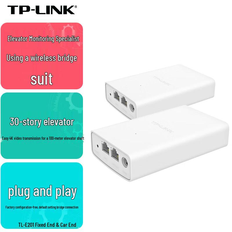 TP-LINK Wireless Bridge for Surveillance and Elevator Systems (CN version)