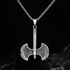 Men'S Domineering Axe Necklace Stainless Steel Pendant Hip Hop