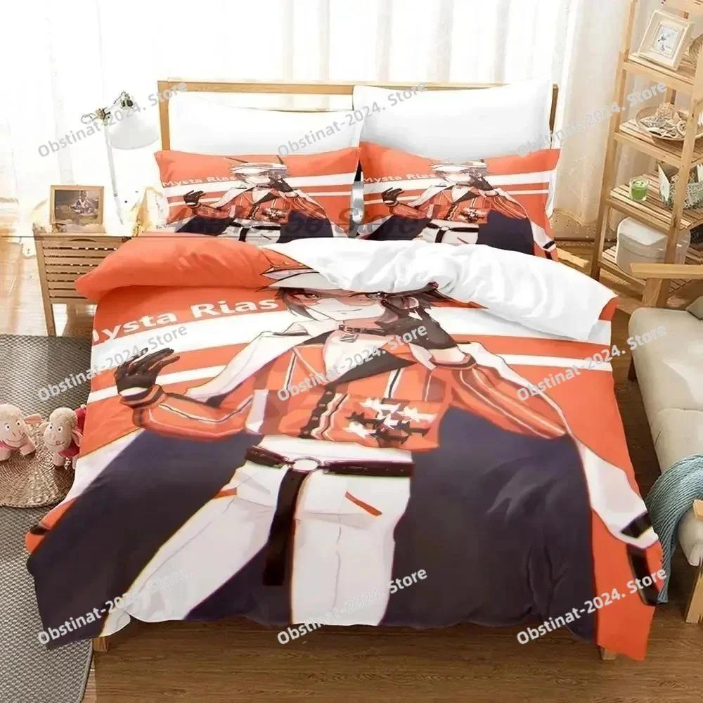 Mysta Rias Bedding Set Single Twin Bedding Set Printed With Pillowcase Bed Duvet Cover Soft Single Double Queen Super King Size