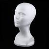Female Foam Mannequin Head Model Hat Wig Display Stand White Haircut Salon
