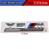 BMW Competition Series ABS Tricolor M Mark X2M X3M X4M X5M X6M X7M 7M Sticker Thunder Edition Car Trunk Badge Emblem 5-Pack fsdf08