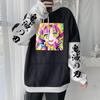 Популярные толстовки в стиле аниме «Demon Slayer Kanroji Mitsuri», весенняя манга, панк-тренд, уличная одежда с принтом для женщин и мужчин, готический подарок, толстовки для пар