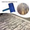Blue Rubber Wood Grain Paint Roller Diy Graining Painting Tool