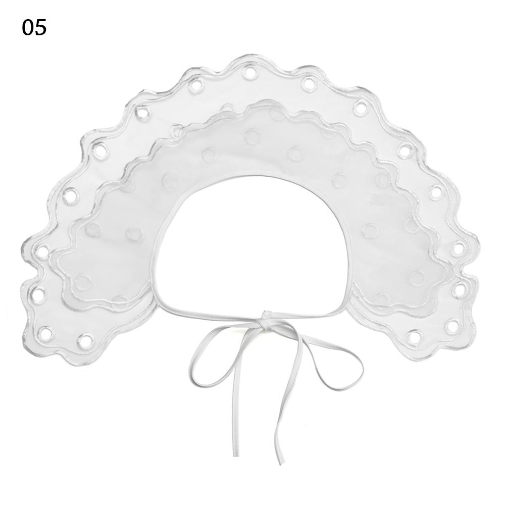 Embroidered Lace Lapel Shirt Fake Collar Cloud Shoulder Clothes Accessories Blouse False Collar