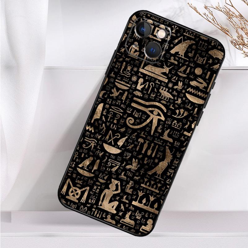 Egypt Egyptian Pharaoh Phone Case For iPhone 14 13 12 11 16 15 Pro Max Plus Mini 7 8 X XR XS Max Soft Cover