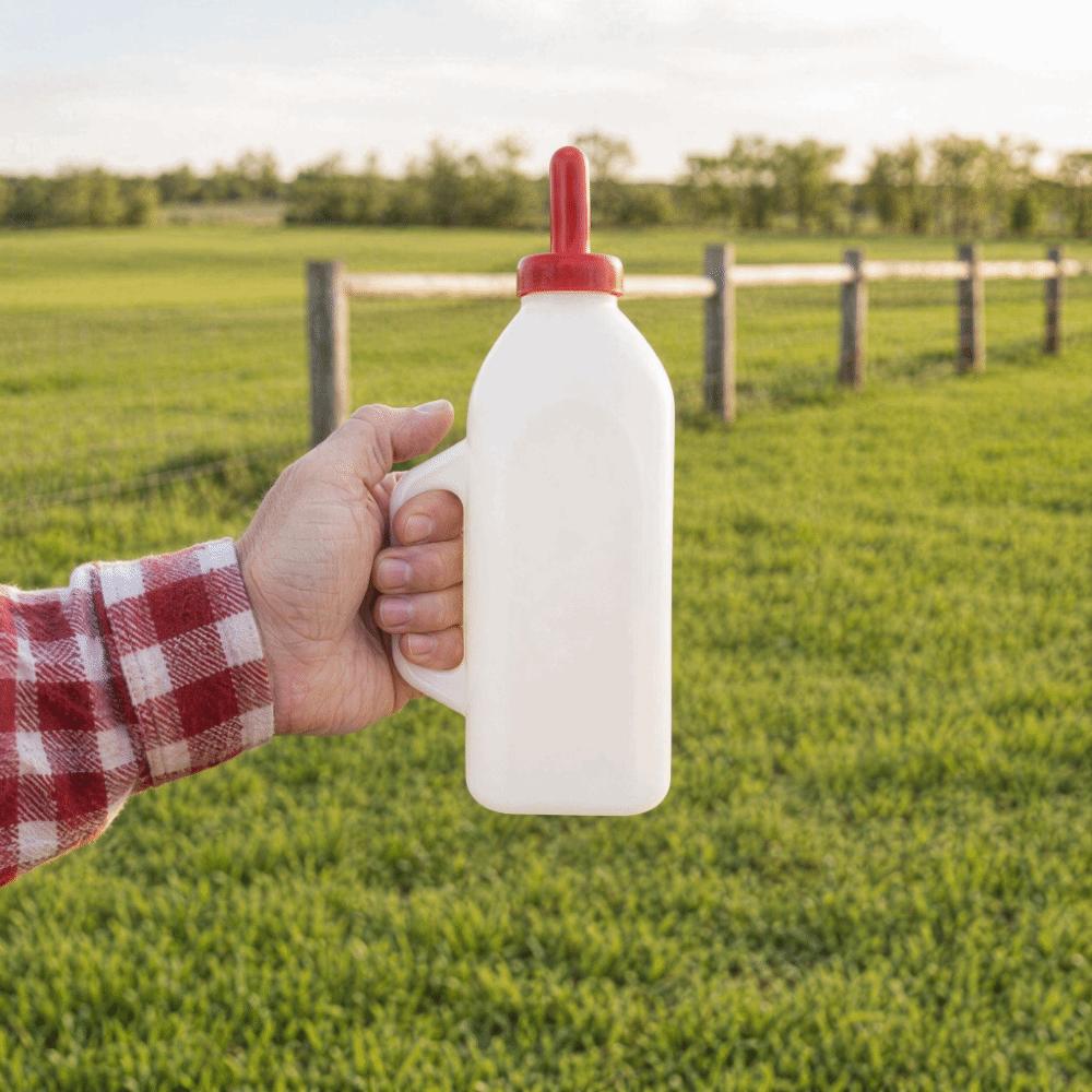 2 Quart Calf Feeding Bottle Thick Design Calf Milk Bottle Calf Nursing Bottle Calf Nursing