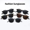 High Quality Neutral New Fashion Round Frame Sunglasses Men and Women Casual Retro Outdoor UV400 Sports Driving Fashion Sunglasses Glasses