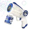 Astronaut Automa Bubble Machine for Children Bubble Gun Rocket Launcher Bubble Blower For Kids Soap Bubble Maker Summer Toys