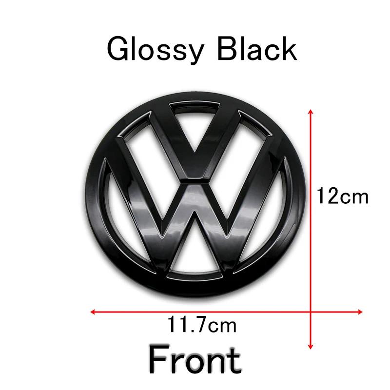 CRZ2 120mm 110mm Car Logo Emblem Hood Front Rear Tail Mark Rear Badge Replacement Accessories 6R0 853 600A For Polo 2011 2012 2013