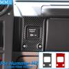 Для Hummer H2 2003-2007 Карбоновое волокно Панель приборной панели пассажира Накладка Декоративная накладка Аксессуары для автомобиля Наклейка для украшения салона