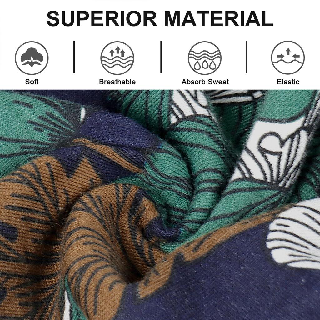 Женские повязки на голову в стиле бохо, хлопковые широкие тюрбаны, повязки на голову, нескользящие эластичные спа-повязки для тренировок, йоги, повязки на голову, банданы для бега, аксессуары для волос