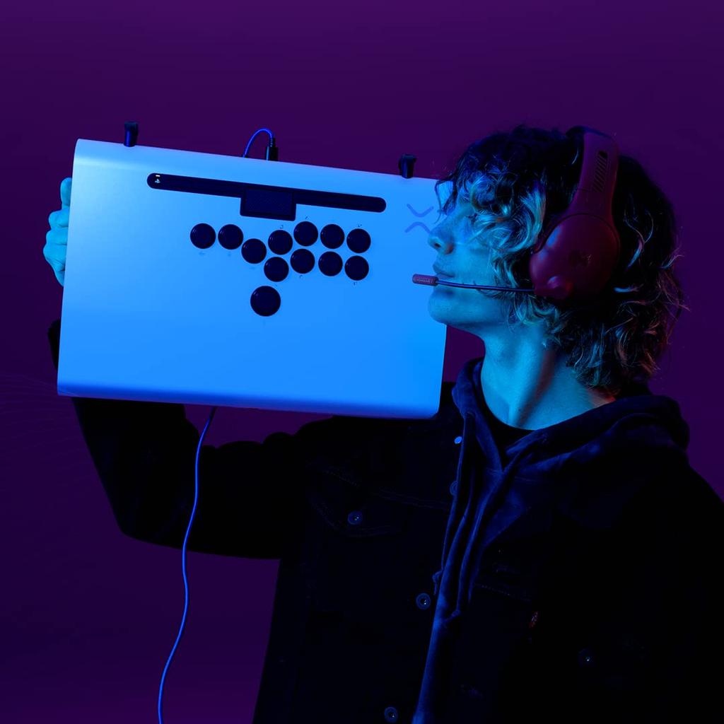 Лицензированный SONY PDP от TURTLE BEACH Victrix Leverless Akecon Pro Arcade Fight Stick для PlayStation 5 Victrix Leverless Arcade Fight Stick PS5 Белый