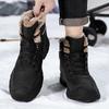Men's Boots High Top Winter Sneakers For Men Warmed Snow For Boots Man Warmed Outdoor Hiking Shoes Male Boots