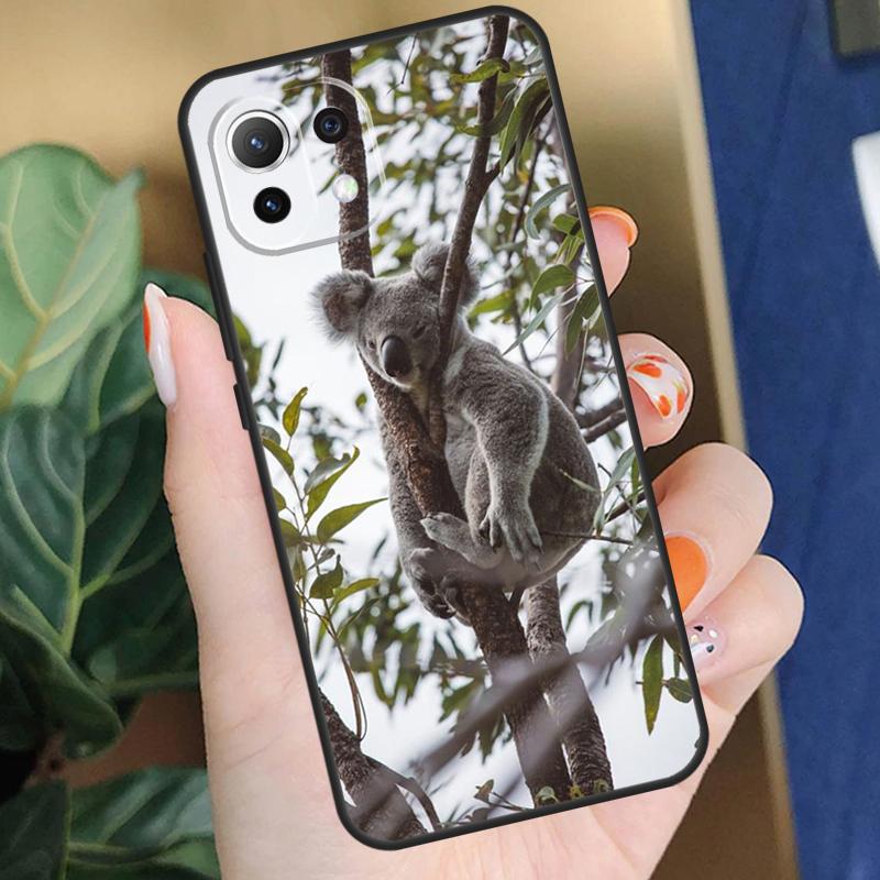 Чехол с коалой для Xiaomi 15 14 Ultra 13T 14T 15T Pro 17 Pro Max POCO X7 Pro X5 X6 F5 F6 F7 F8 Чехол