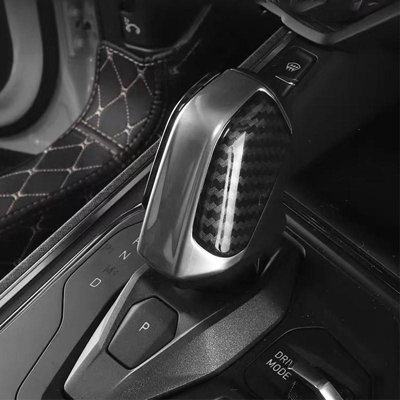 Для Lynk Co 01 05 Ручка переключения передач Узор из углеродного волокна Ручка переключения коробки передач Чехлы для автомобиля Аксессуары для интерьера Детали