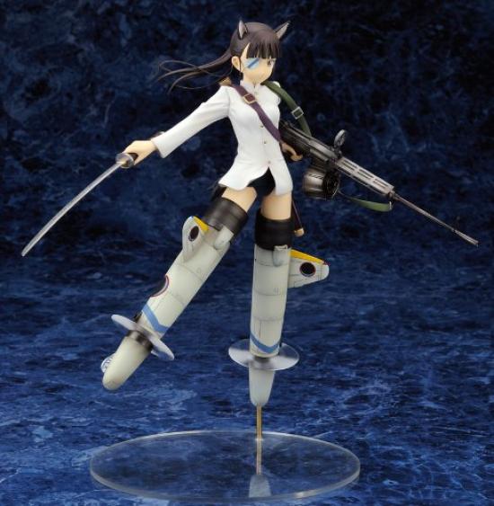 Strike Witches Sakamoto Mio scale PVC painted finished (1/8 product)