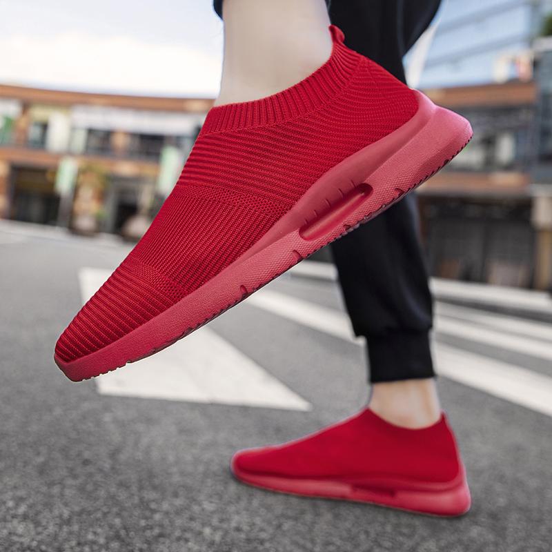 Fashion Fujeak Breathable Footwear Running Shoes for Men Plus Size Comfortable Loafers Ultralight Casual Man Sneakers Zapatos De Hombre