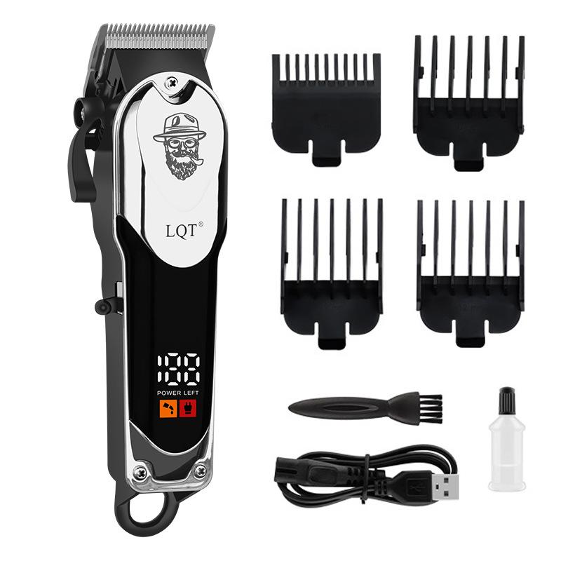 New multi-function hair clipper oil head electric clipper hair salon special shaving head electric clipper household carving hair trimming razor