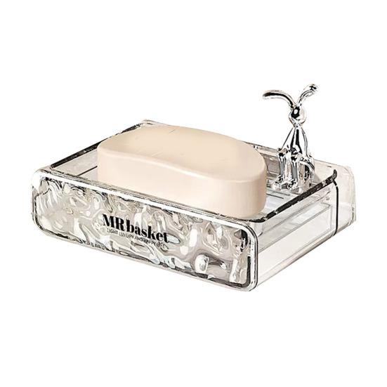 Soap Box Space-Saving Wall-Mounted Shower Soap Organizer Detachable Easy To Clean Soap Holder for Home Bathroom