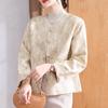 XUEXI New Chinese Style Autumn Jacket for Middle-Aged Women