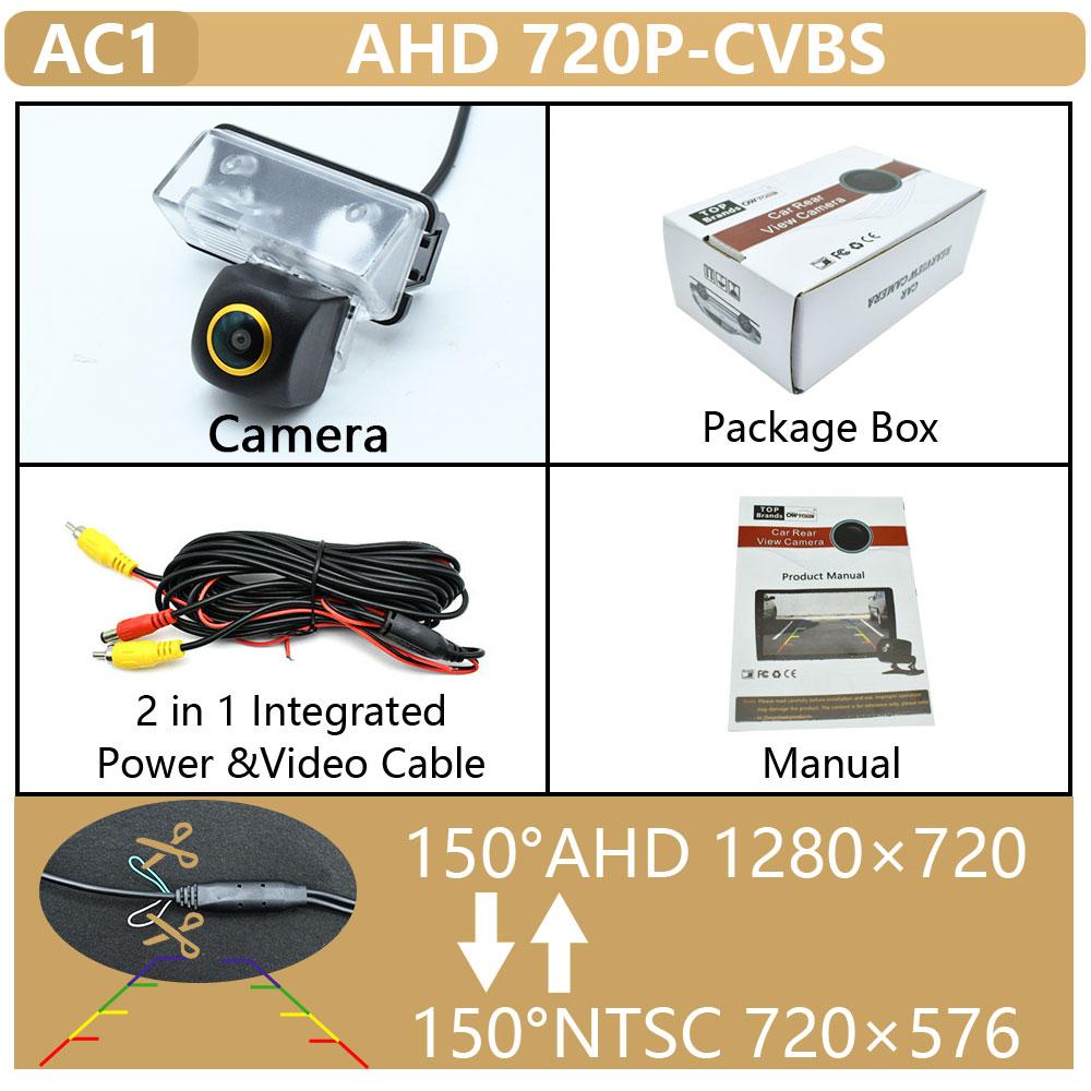 CCD/AHD Vehicle 1080P 170° Golden Lens Rear View Camera For Toyota Vios/Yaris L XP150 2013 2014 2015 Reversing Car Camera