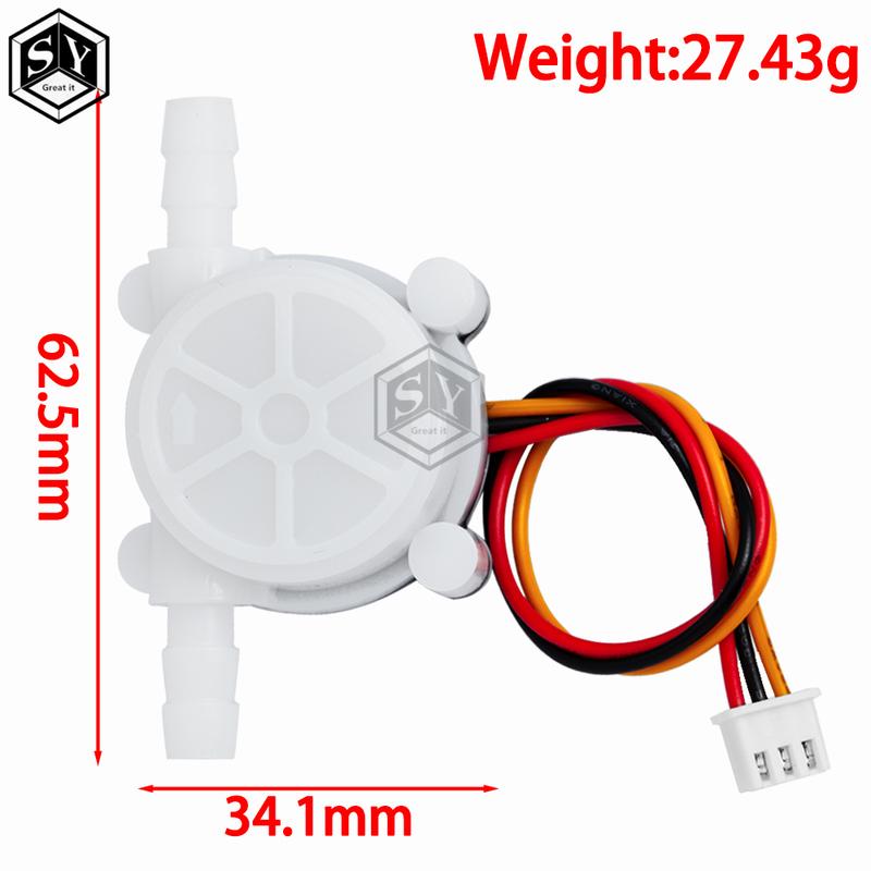 New Hot Water Coffee Flow Sensor Switch Meter Flowmeter Counter 0.3-6L/min YF-S401 YFS401