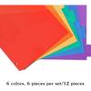 Binder Dividers with Pockets,Plastic 6 Tab 2 Set,Dividers with Angled Cut Pocket, Multi-Colored Tabs for 3-Ring Binder, A4 Letter Size, Durable