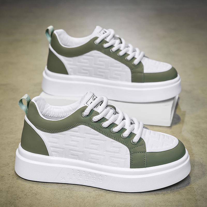 Мужская обувь весна дышащая новая тонкая повседневная маленькие белые туфли трендовая обувь универсальная мужская спортивная обувь для скейтборда