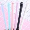 Cute Cat Pens Girls Gel Pens Black Ball Point Pens For School Office Supplies Students Gift 3ml