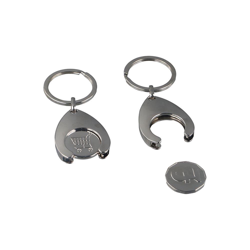 Декоративная тележка для покупок, съемный брелок, серебряная тележка для покупок, съемник для покупок