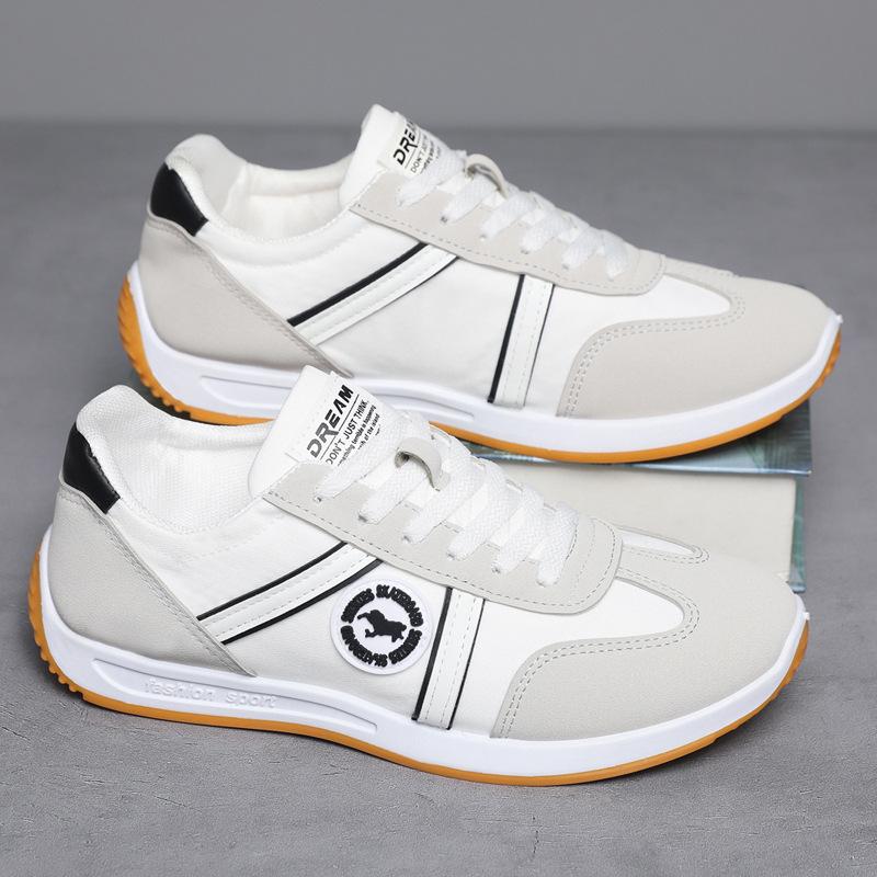 Мужская обувь лето 2024 года новые сетчатые дышащие повседневные туфли с одной педалью Forrest Gump универсальные мужские спортивные туфли для сноуборда