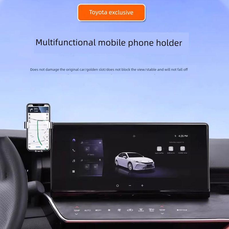 Applicable to Toyota Corolla Reling Shang Avalon Weilan Darong RAV4 Camry Navigation Console Vehicle-Mounted Holder