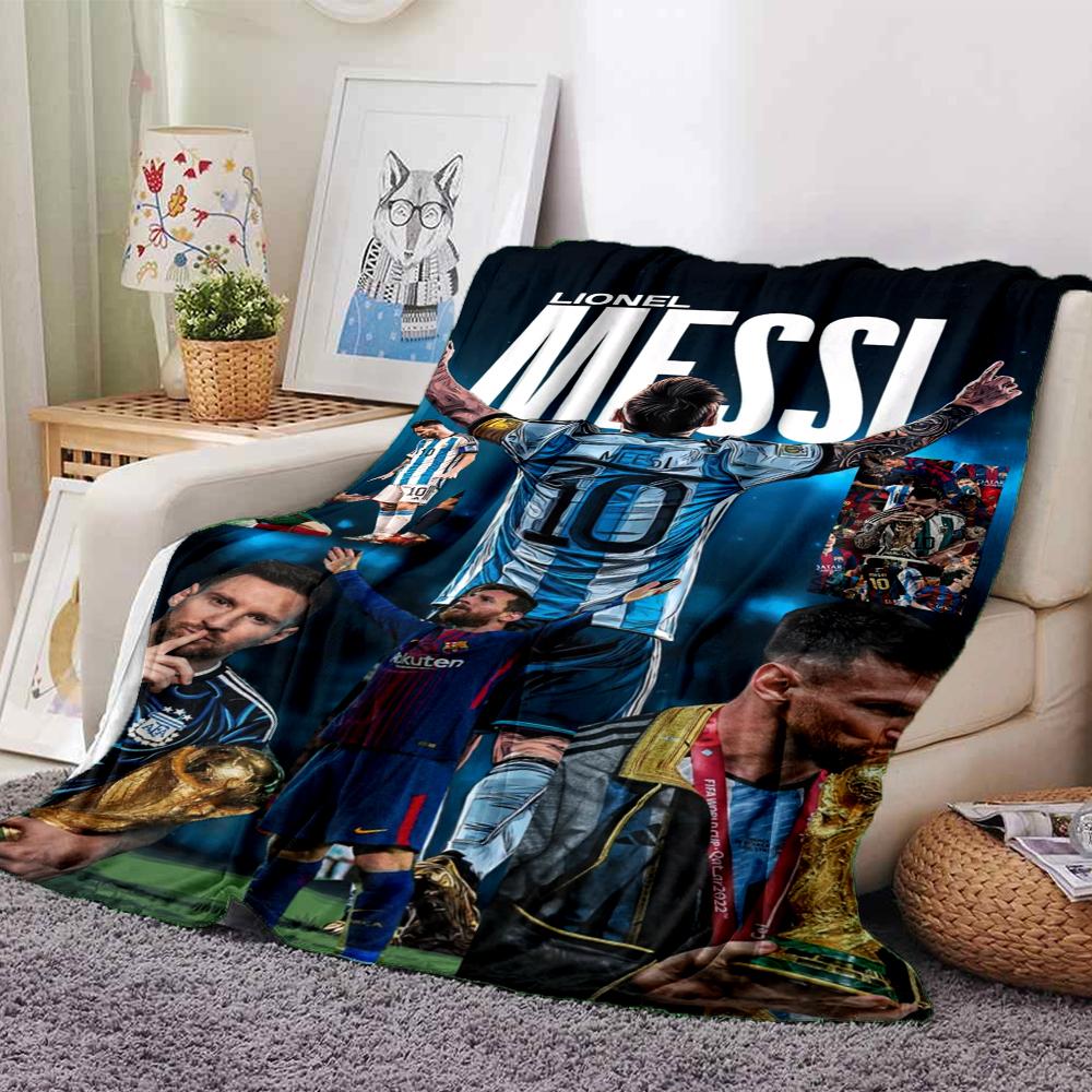 Passion Driven Soccer Star printed flannel breathable and warm blanket, a stylish home gift, suitable for home, office and bedspread use. 15a187