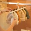 Hat Hanger 6 Clips Space-saving PP Strong Hold Baseball Cap Organizer for Closet
