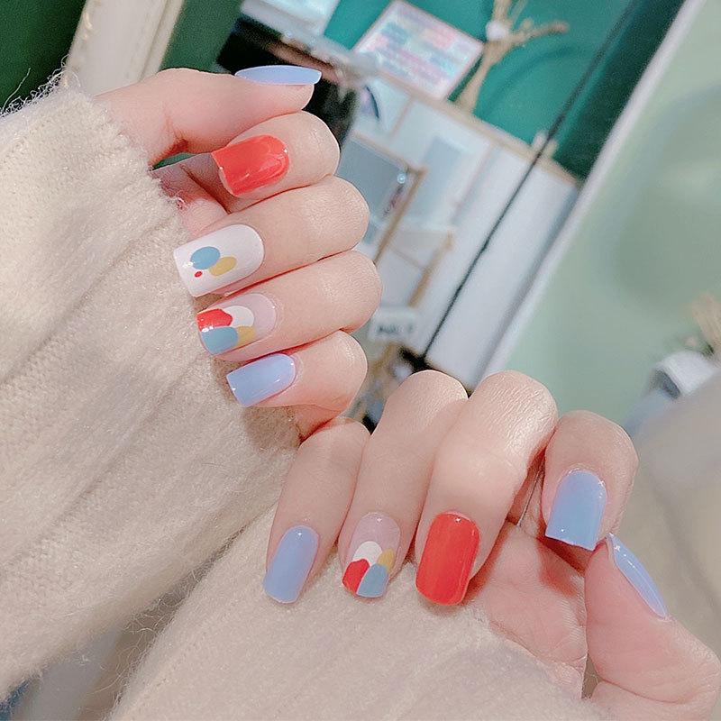 Fake Nail Patches Wearing Nails Finished Nail Patches Nail Patches Disassembly Nail Patches for Women To Take Off Nail Patches