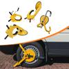 Car Wheel Lock Clamp Adjustable Reliable Locking Tool Yellow Security Device Style A