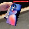 2DFlat Samsung phone case Blue Glow Eye Art Phone Case Applicable to Galaxy S22 S23 S24 S25ULTRA S26 A12 A13 A14 A15 A16